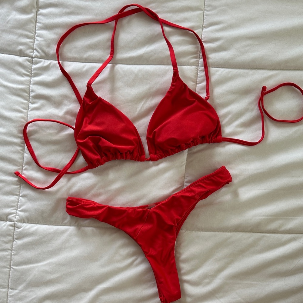 Red Bikini Set
